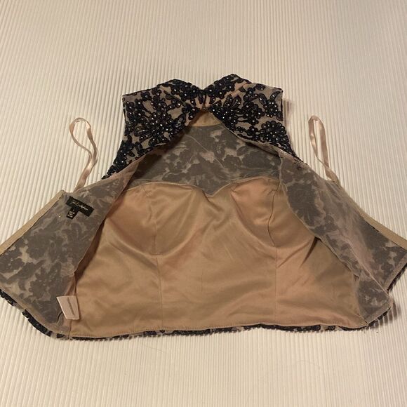 Jodi Kristopher 2 Piece Homecoming Dance Party Halter Dress Size 7 - Picture 5 of 10